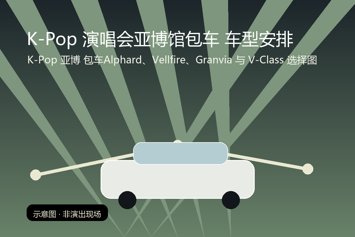 K-Pop 亚博 包车Alphard、Vellfire、Granvia 与 V-Class 选择图