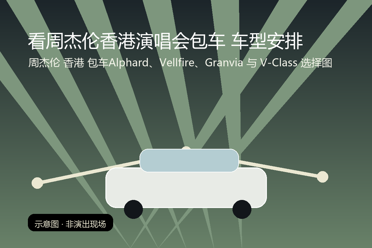 周杰伦 香港 包车Alphard、Vellfire、Granvia 与 V-Class 选择图