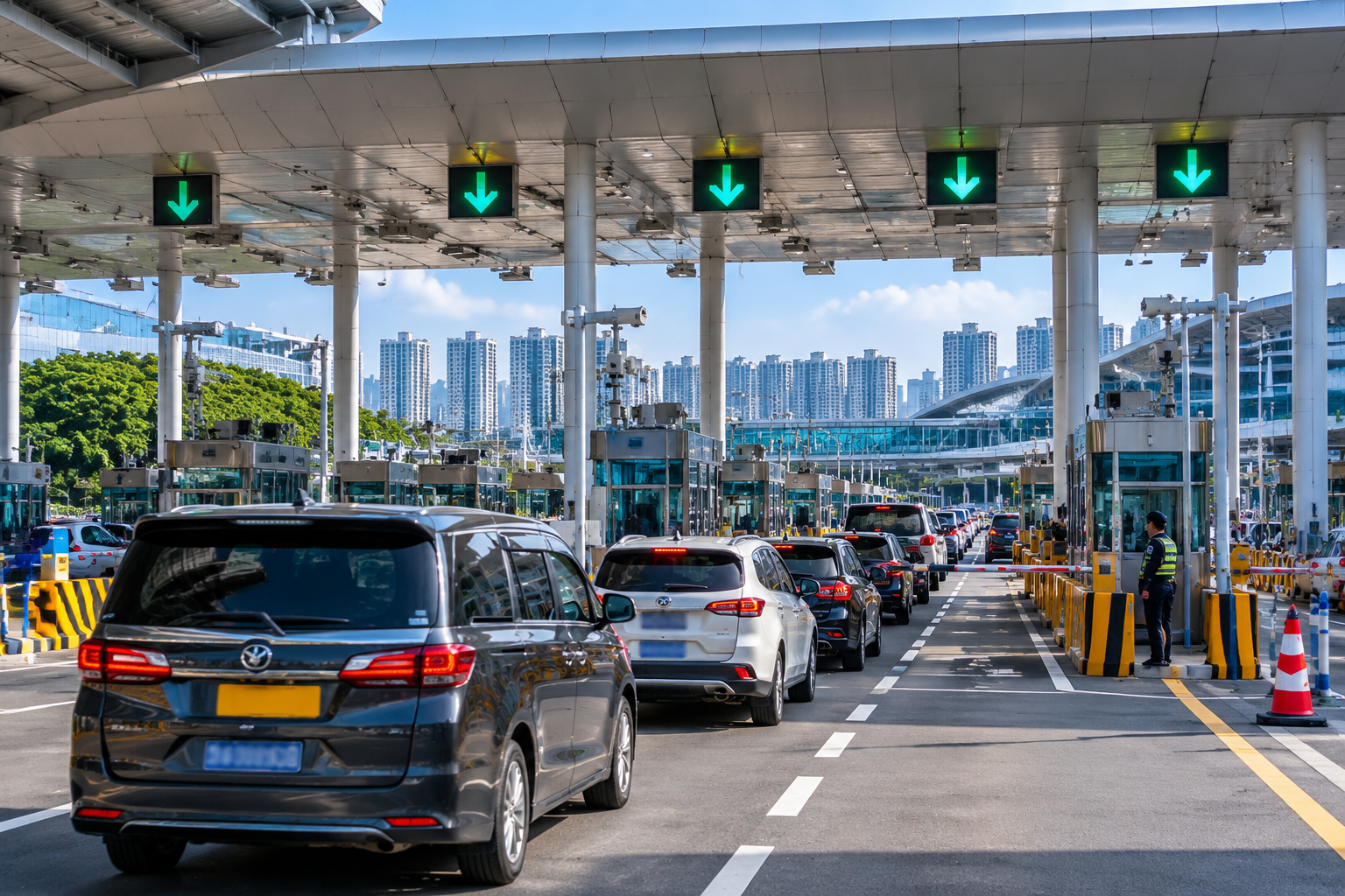 深圳湾口岸车辆通道