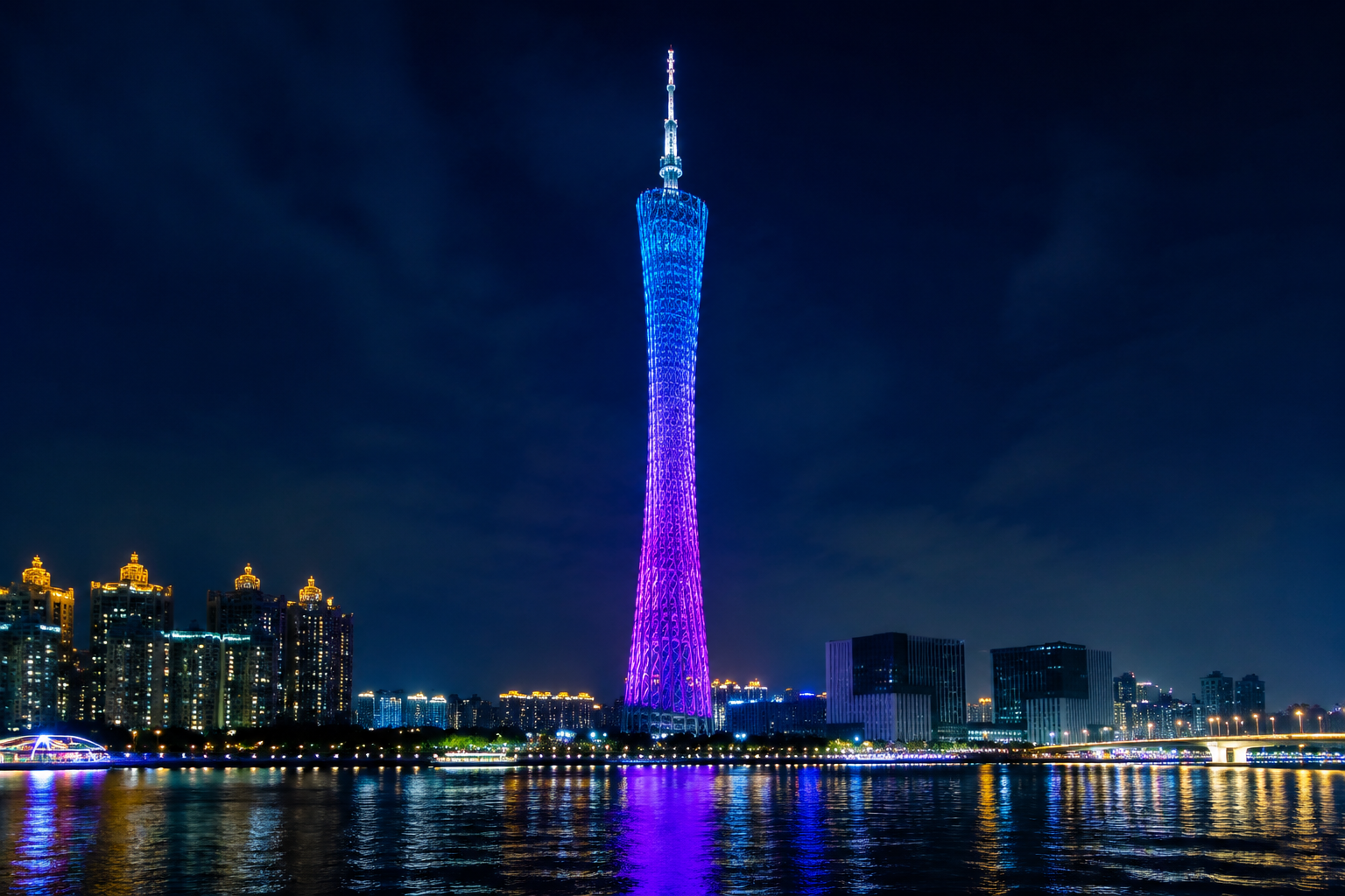 广州塔夜景